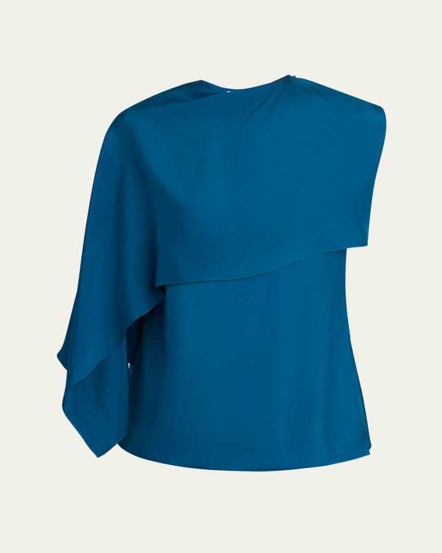 Cape Twill Top, Teal